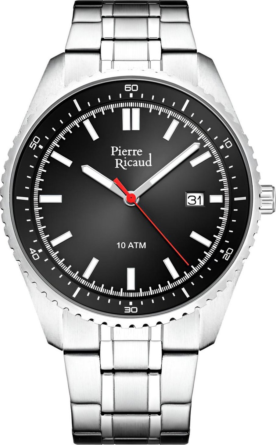 Zegarek Pierre Ricaud Zegarek męski Pierre Ricaud P6052.Y116Q srebrny