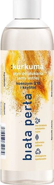 Biała Perła Biała Perła Płyn do płukania jamy ustnej z kurkumą 250ml