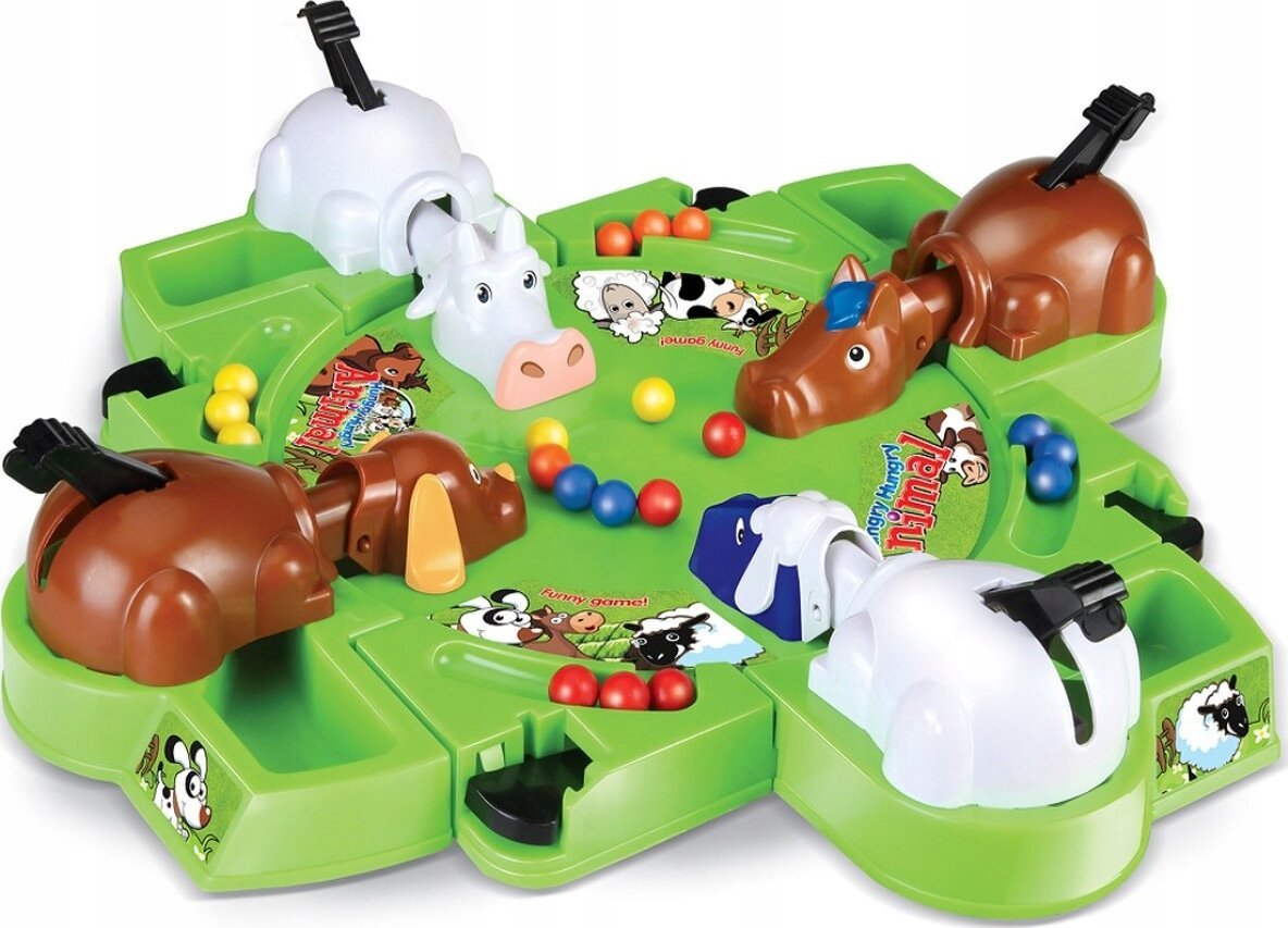 Gra Planszowa "Hungry animal" Głodne Zwierzęta Zwierzątka Farma Jak Hipcie Żabki