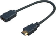 Kabel VivoLink HDMI - HDMI 0.2m czarny (PROHDMIADAPHDMIF)