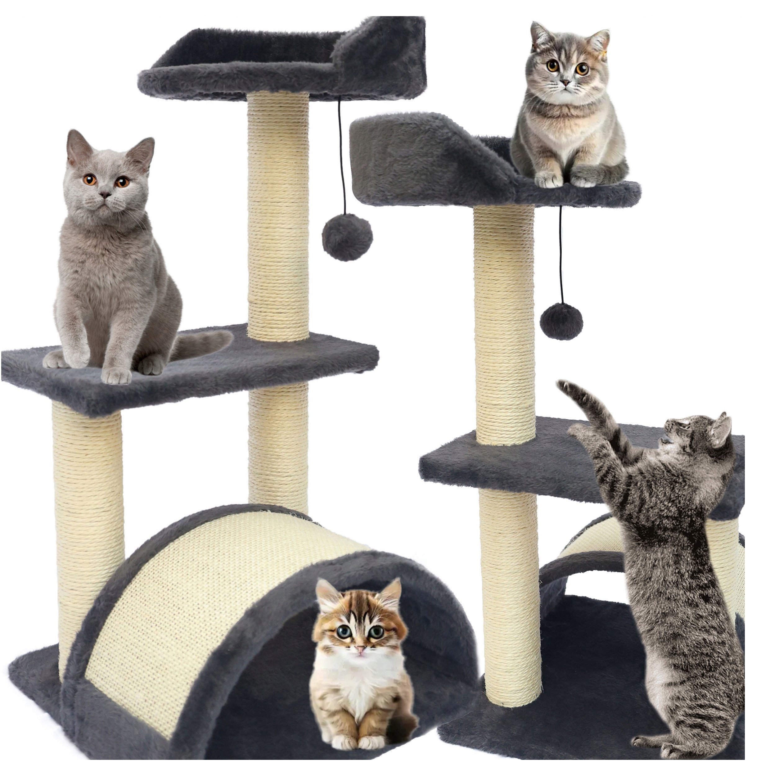 ZW2G DRAPAK LEGOWISKO DLA KOTA 2 POZIOMY