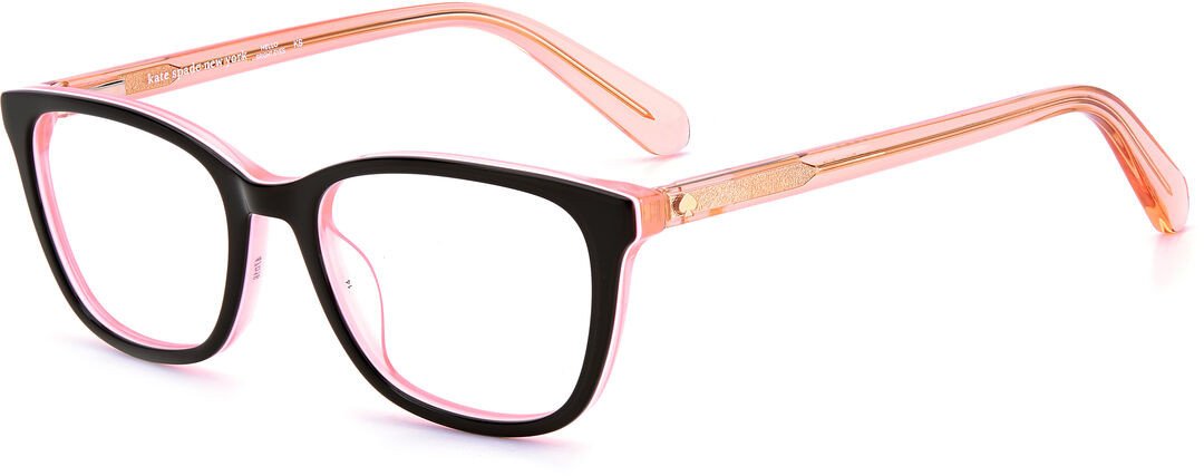 Ramki do okularów Kate Spade PIA-3H2E736 Czarny 47 mm