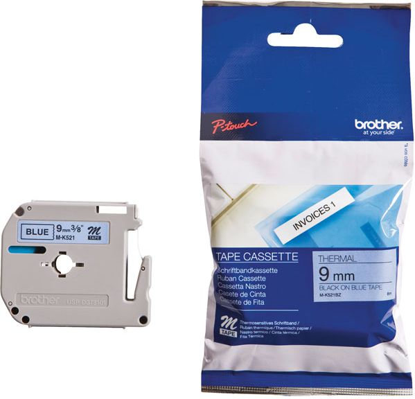 Brother Tapes MK621 9mm yellow/black (MK621BZ)