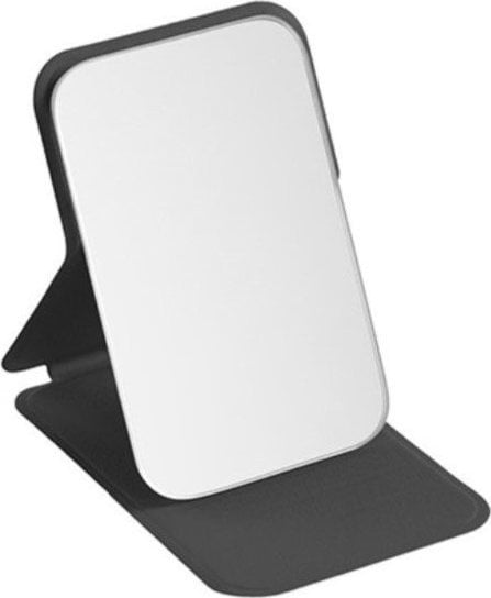 ECARLA_Składane lusterko kosmetyczne w etui Czarne