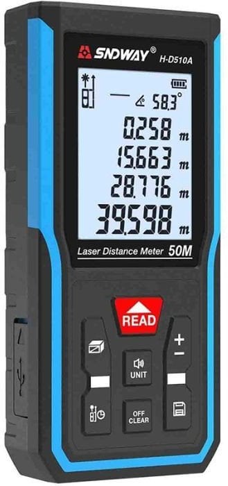 Dalmierz laserowy Lazerinis atstumo matuoklis iki 50m