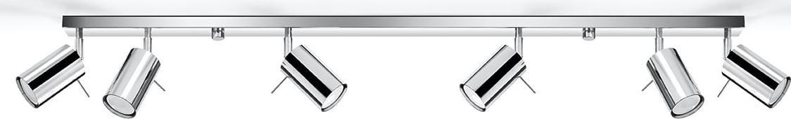 Lampa sufitowa Sollux WNĘTRZARSKIE Plafon RING 6L chrom