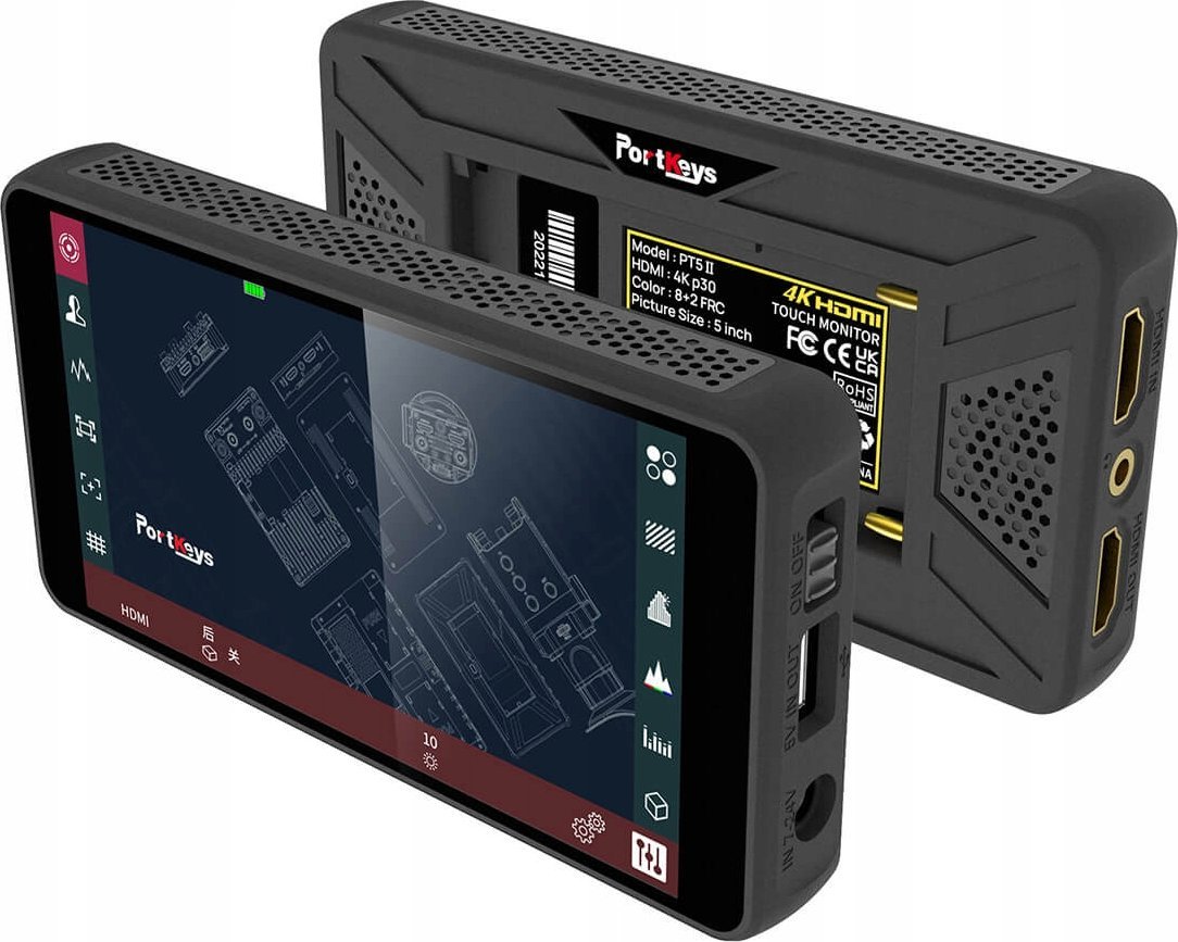 BenQ Portkeys PT5 II 5 Inch 4K HDMI Touchscreen Monitor
