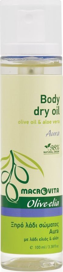 Macrovita Olive-elia Aura suchy olejek do ciała z bio-oliwą i aloesem 100ml