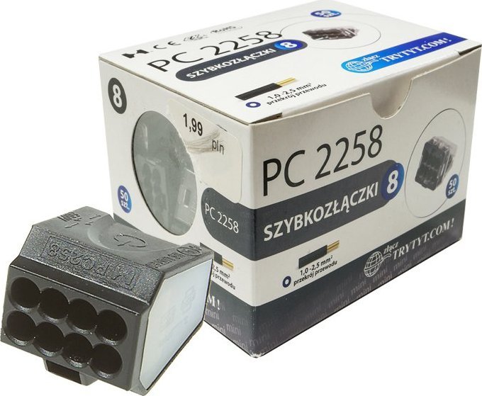 Szybkozłączka Trytyt Złączka samozaciskowa 8x2,5 PC 2258 50szt