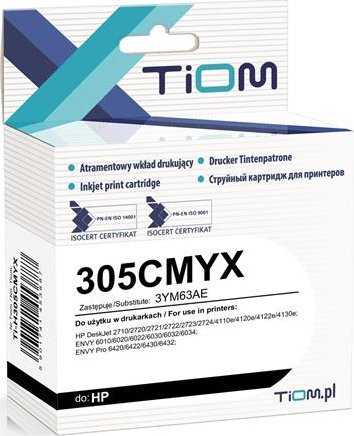 Tusz Tiom Tusz Tiom do HP 305CMYX | 3YM63AE | 7ml | color