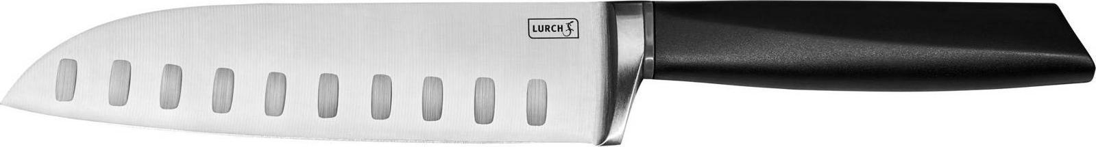 Lurch nóż Santoku z rowkami, 17 cm