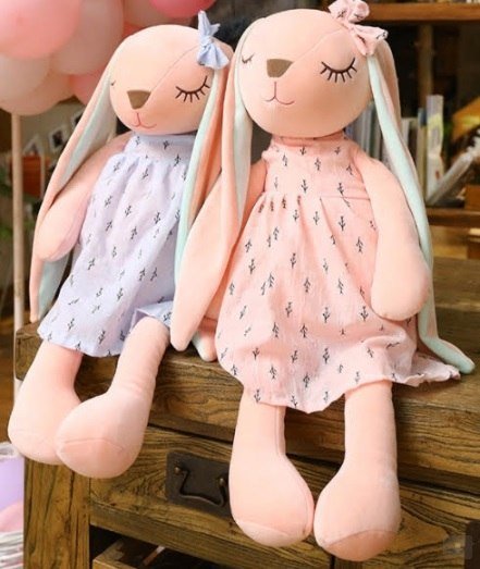 9 Planet Maskotka pluszowa królik różowy 52cm