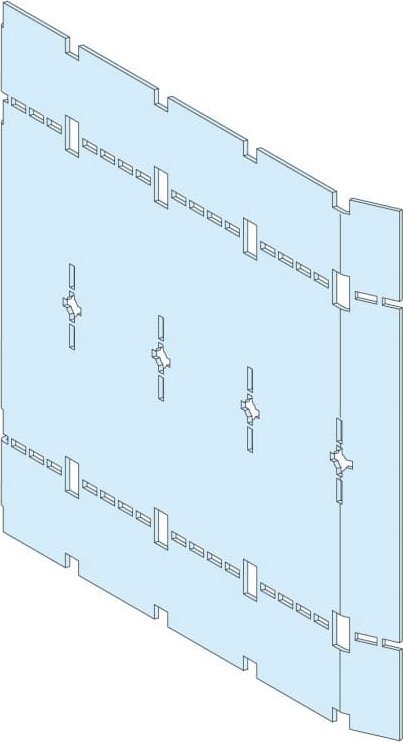 Schneider Electric Prisma Plus, System P, zestaw do rekonstrukcji do bocznej bariery z wycięciami, forma 2 LVS04924