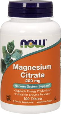 NOW Foods NOW Foods Magnesium Citrate 200mg 100 tabl. - NOW/277
