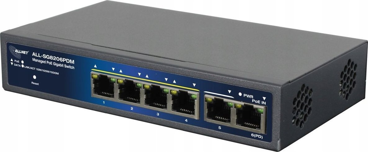 Switch Allnet 6P ALLNET ALL-SG8206PDM POE M