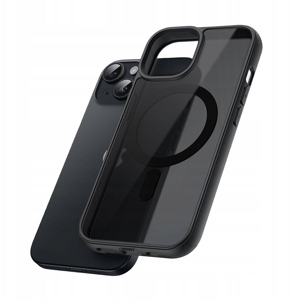 TELTECH MAGSAFE CASE DO IPHONE 16 PRO MAX ETUI NAKŁADKA FUTERAŁ CZARNY