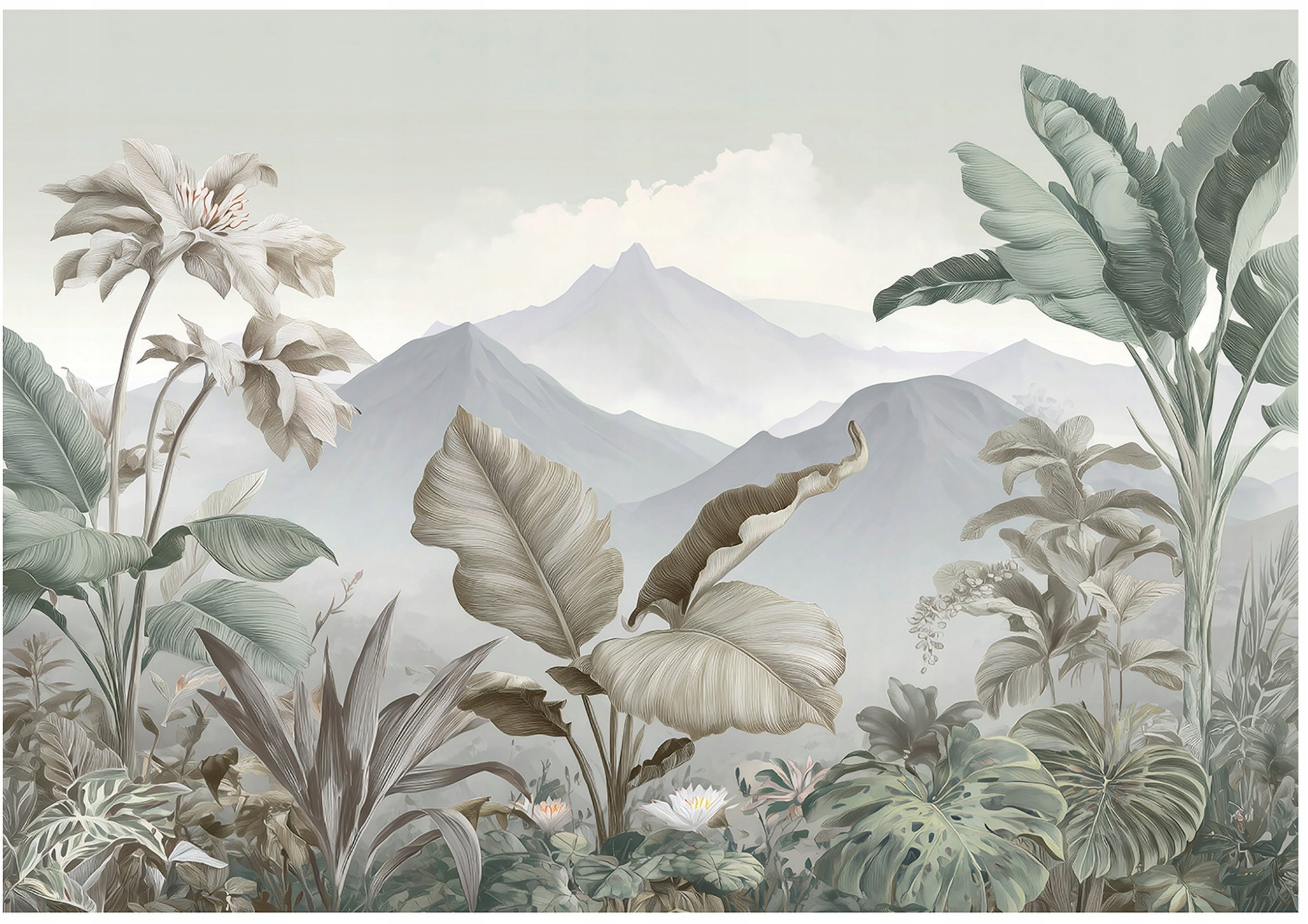 Fototapeta Na Flizelinie Dżungla Góry Do Sypialni Salonu 400x280