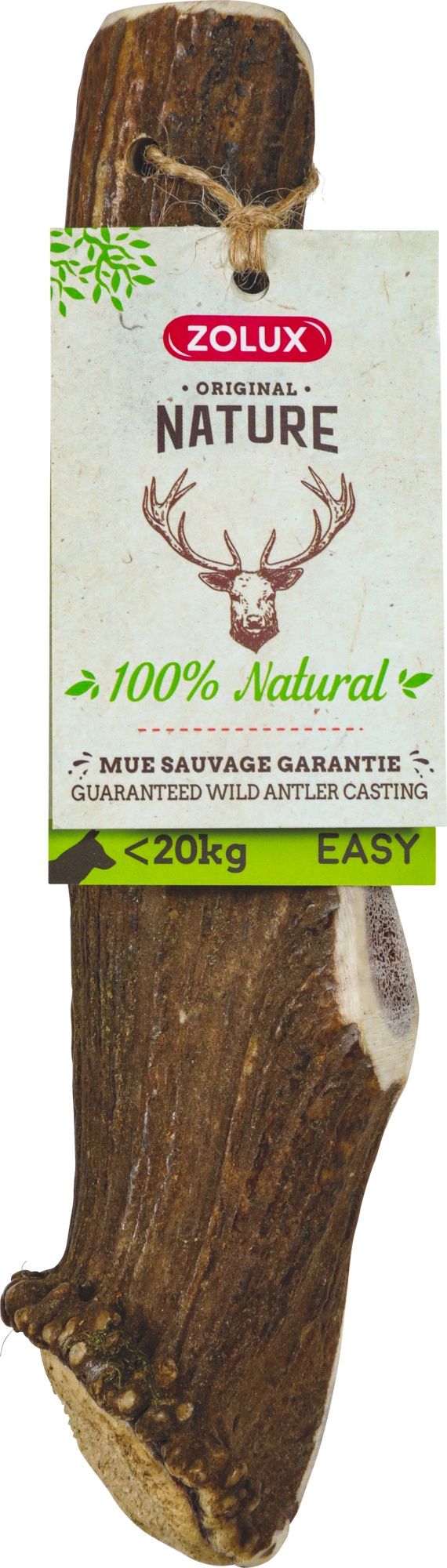 Zolux Poroże jelenia EASY przecięte wzdłuż - psy o wadze poniżej 20 kg