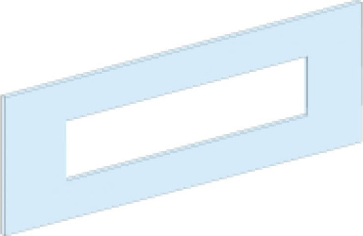 Schneider Electric Prisma Plus G Osłona metalowa z wycięciem do NSX250 600x250mm LVS03243