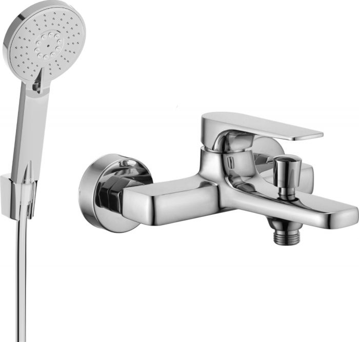 Mexen Mexen Lynx R40 bateria wannowa z zestawem prysznicowym, chrom - 74593R40-00