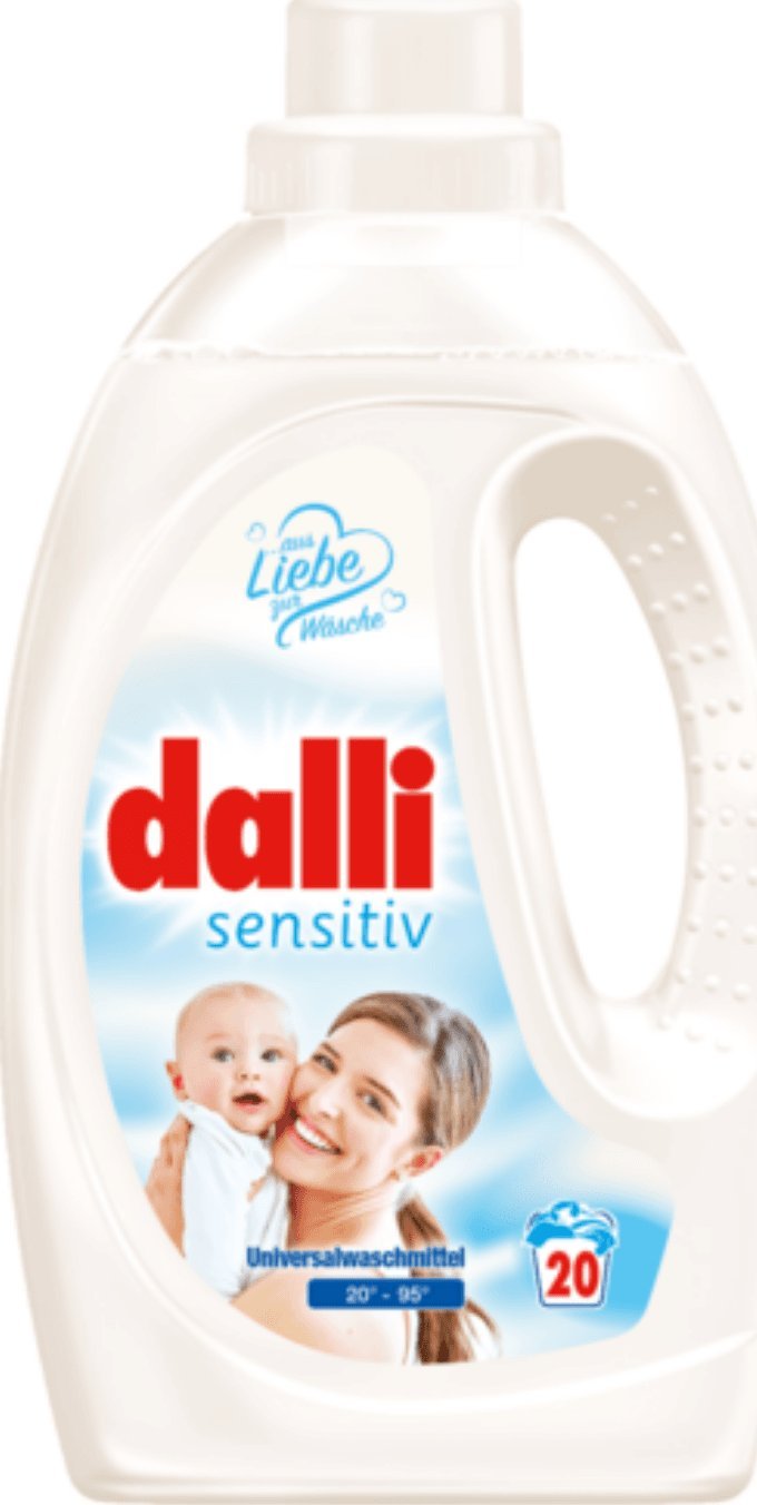 Płyn do płukania DALLI Żel do prania hipoalergiczny DALLI Sensitiv 20 prań 1,1 l