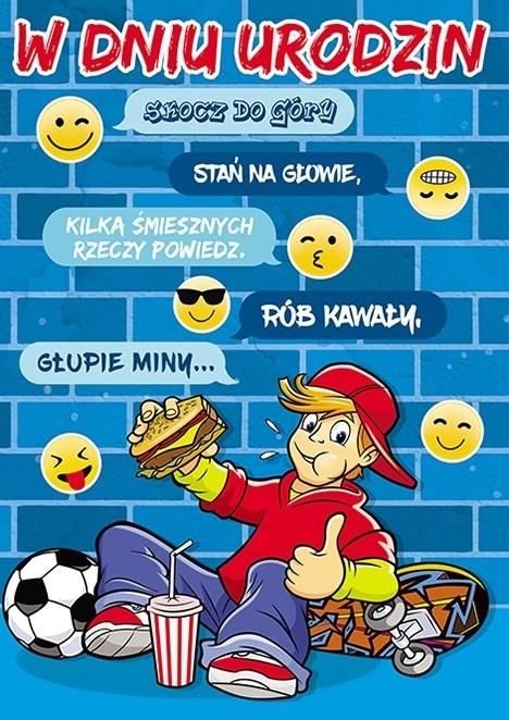 Stamp Karnet Young B6 + koperta wzór nr 023 Urodziny