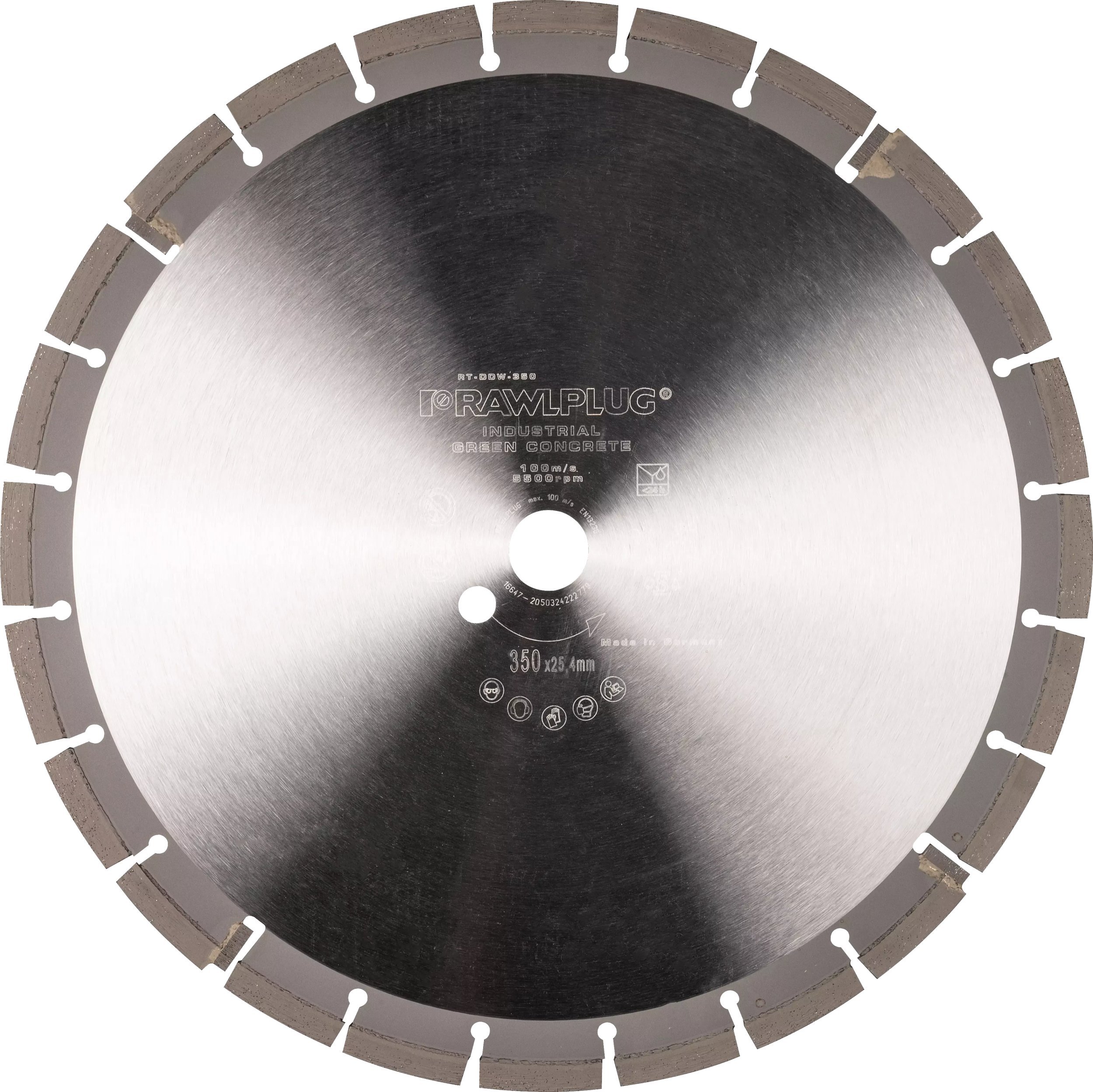 Rawlplug 350X22,23 MM Tarcza diamentowa do cięcia mokrego betonu RT-DDW-350 1 szt.