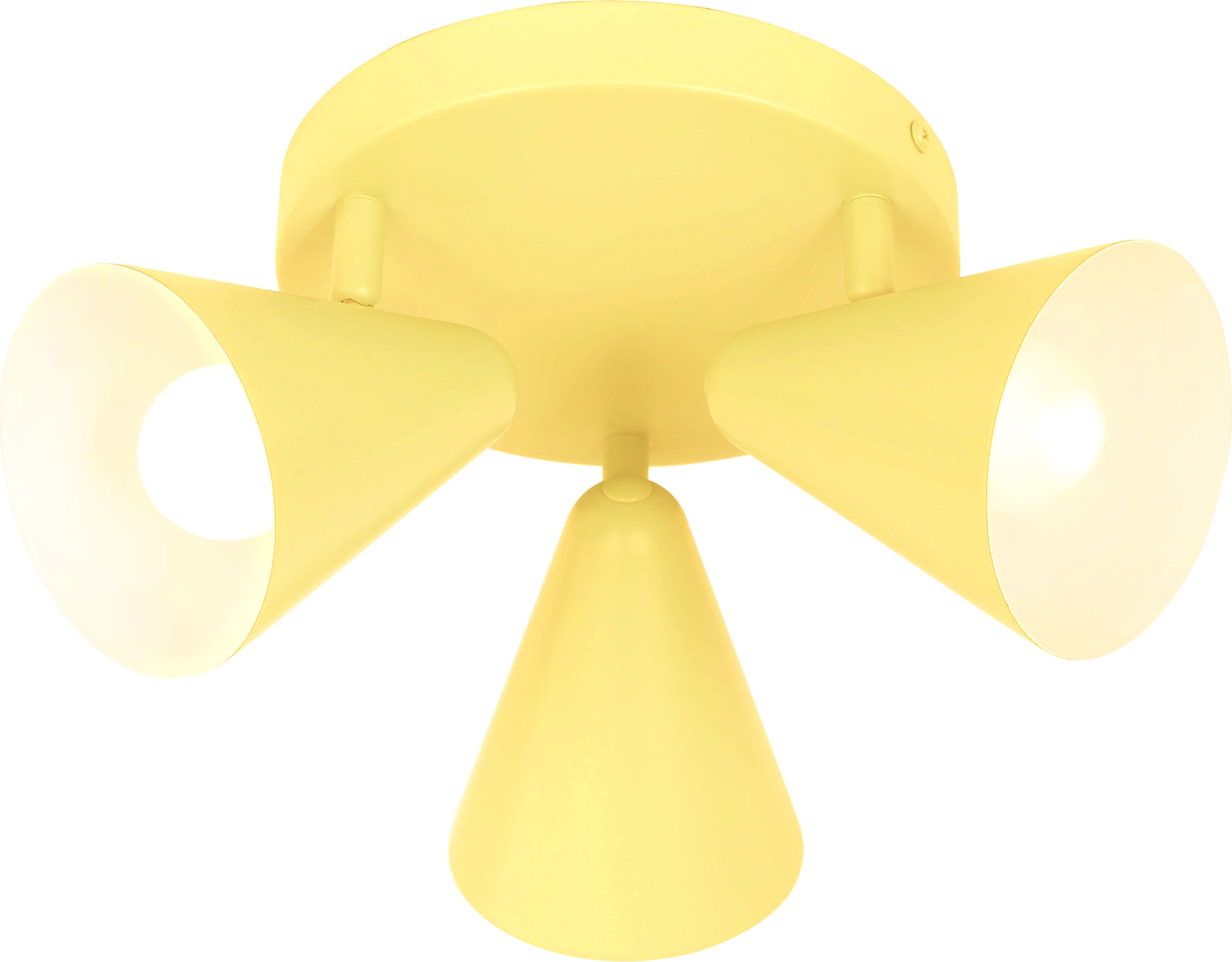 Lampa sufitowa Candellux Spot natynkowy żółty Candellux AMOR 98-68828