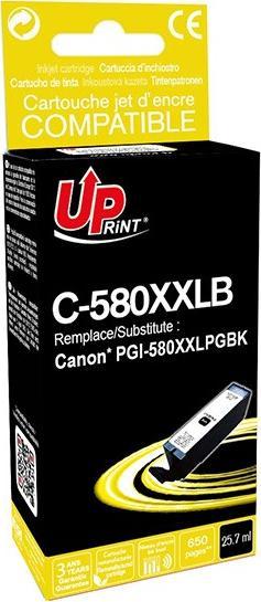 Tusz UPrint UPrint kompatybilny ink / tusz z PGI-580PGBK XXL, black, 25.7ml, C-580XXLB, very high capacity, dla Canon PIXMA TR7550, TR8550, TS