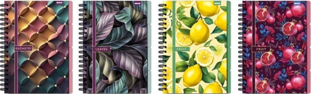 Beniamin Kołozeszyt B5/96K kratka z mikroperforacją mix