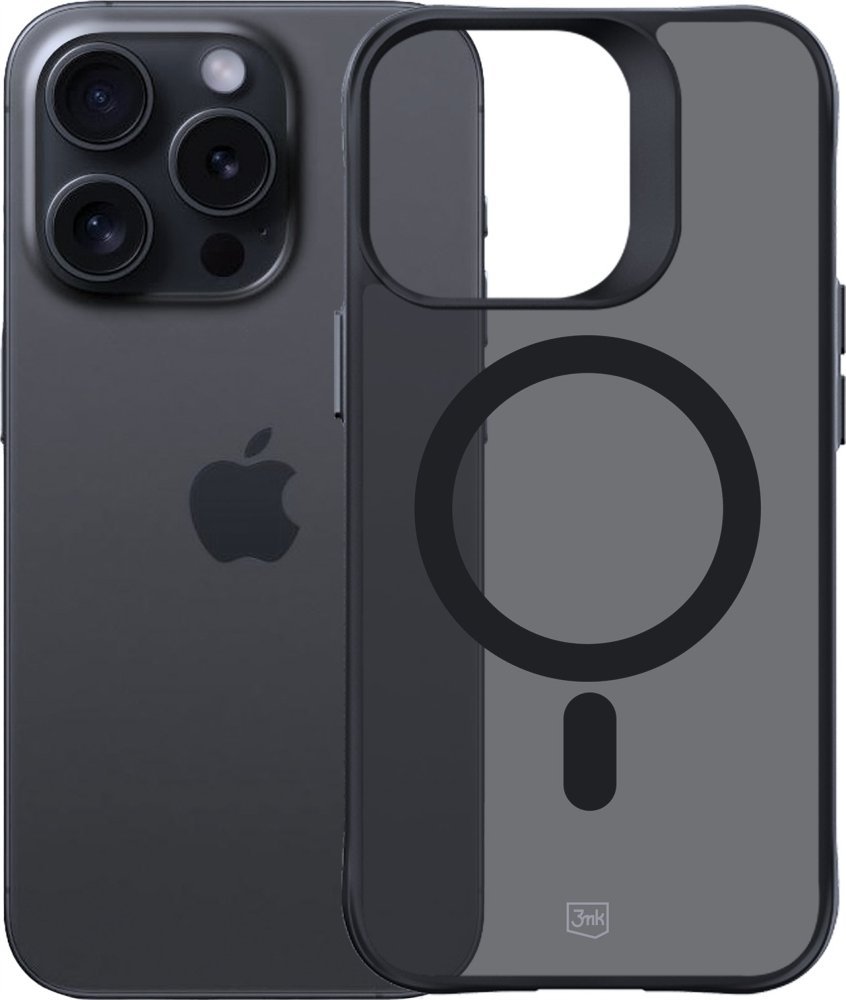3MK Etui Smoke MagCase do Apple iPhone 15 Pro