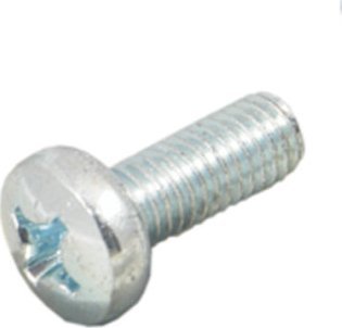 SCHROFF Śruba krzyżakowa SCHROFF, Pozidrive, M6x16, St, ocynkowana, 100 szt.