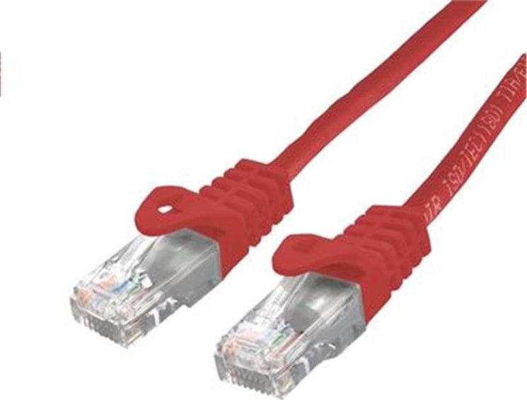 C-Tech C-TECH kabel patchcord Cat6, UTP, červený, 0,25m