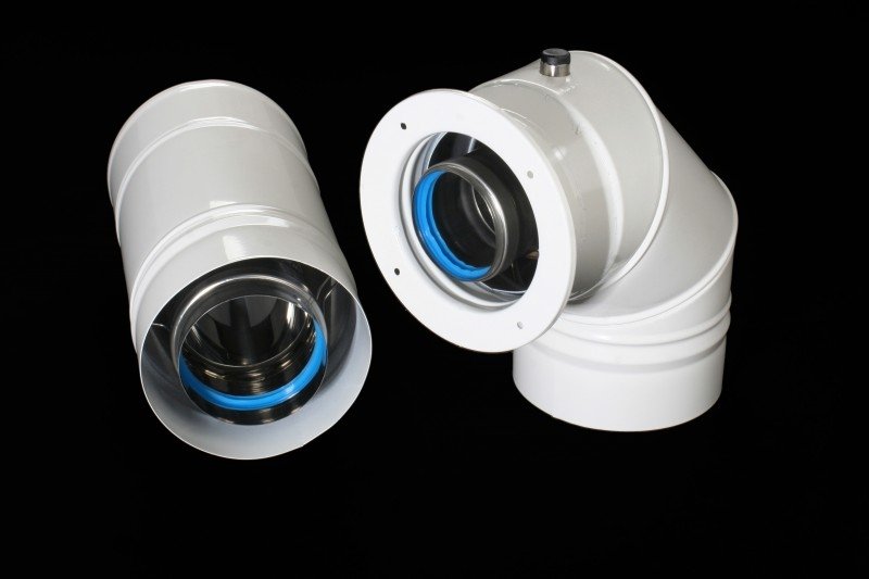 Onnline Przyłącze do szachtu 80x125mm do kotłów kondensacyjnych - ONZDSWOLFK