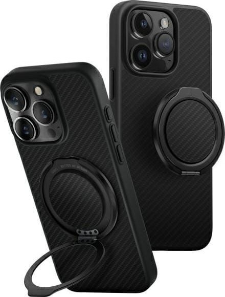 UNIQ Keva Air iPhone 16 Pro 6.3" Magclick Charging Case Black/Carbon Black