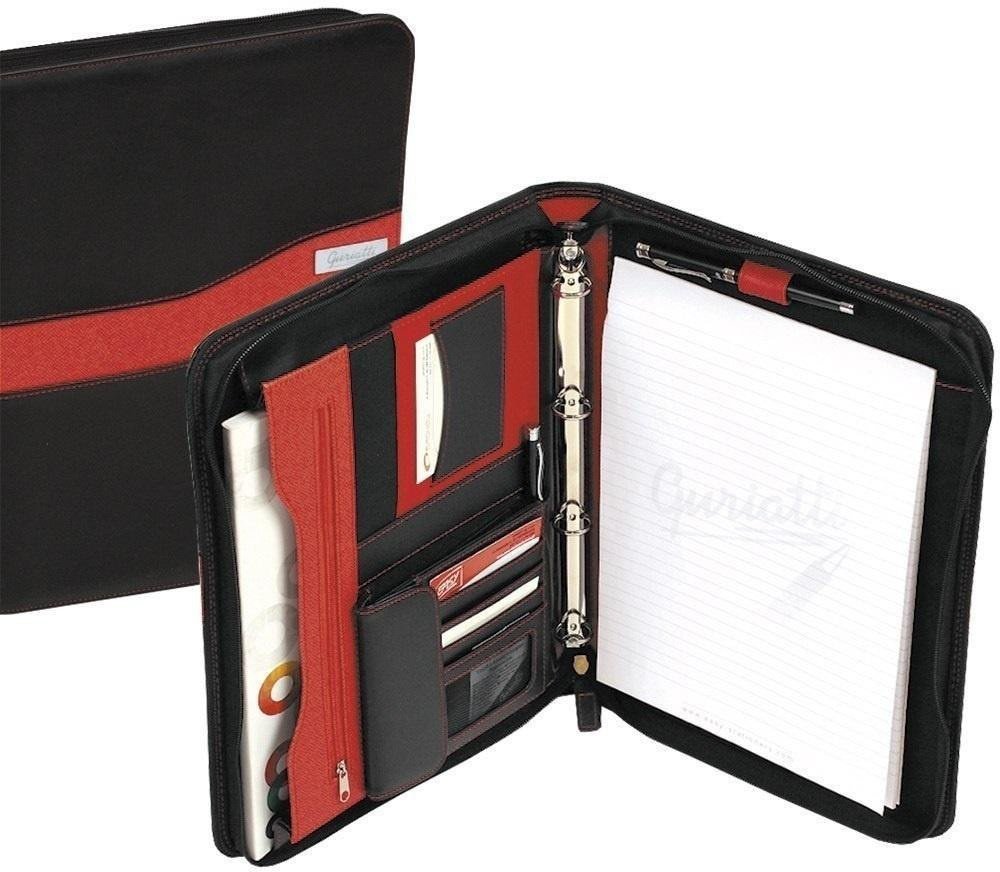 Teczka konferencyjna A4 Milo czarno-czerwona