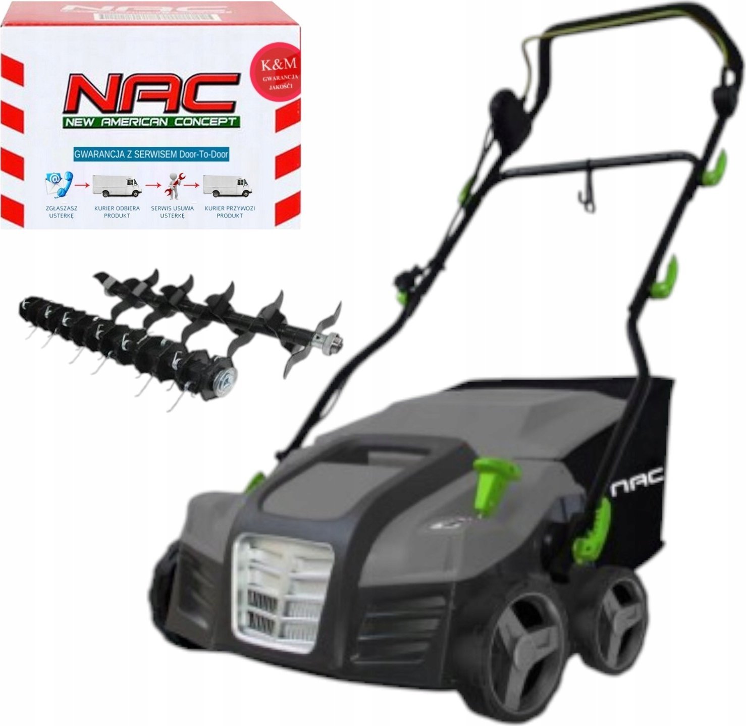 Wertykulator / aerator SCE200-40-W NAC Elektryczny