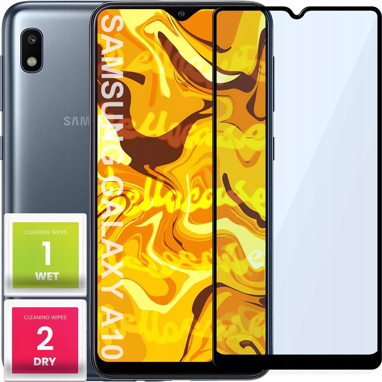Hello Case SZKŁO HARTOWANE DO SAMSUNG GALAXY A10 PEŁNE NA CAŁY EKRAN SZKIEŁKO OCHRONNE