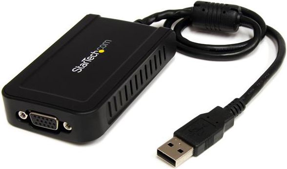 Adapter USB StarTech USB - VGA Czarny (USB2VGAE3)