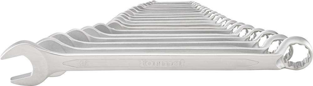 Zestaw kluczy płasko- oczkowych DIN3113B 6-36mm20-częściowy w kartonowympudełku FORMAT