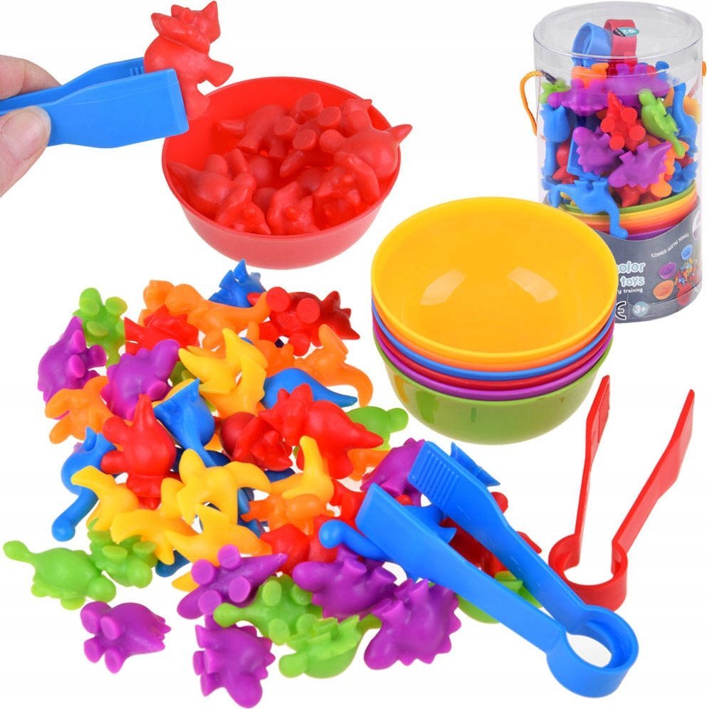 Figurka Jokomisiada Figurki Dinozaurów nauka kolorów liczenia ZA4358