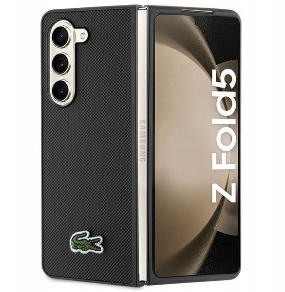 Lacoste LCHCZFD5PVCK Z Fold5 F946 czarny/black hardcase Iconic Petit Pique