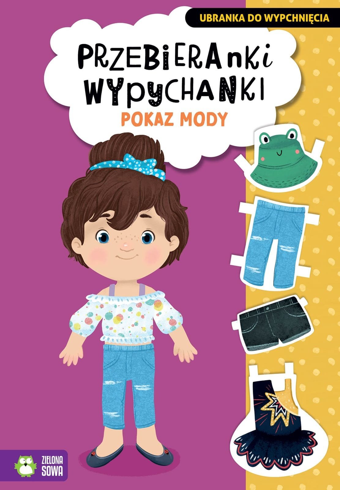 Zielona Sowa Przebieranki wypychanki Pokaz mody 97590