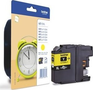 Tusz Brother Brother oryginalny ink / tusz LC-125XLY, yellow, 1200s, Brother MFC-J4510 DW