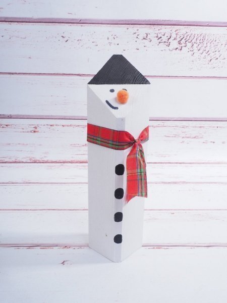 Dekoracja świąteczna Wnuk bałwan