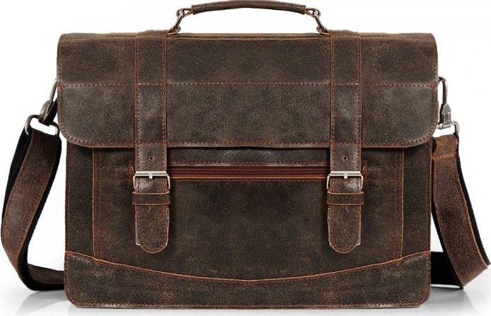 Solome SKÓRZANA TORBA LISTONOSZKA NA RAMIĘ SOLOME