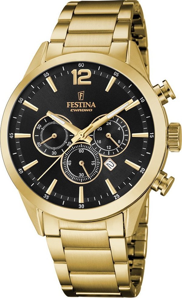 Zegarek Festina Zegarek męski Festina F20633-3 złoty