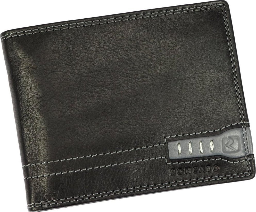Roncato Męski Portfel Roncato 185-03 skóra naturalna NoSize
