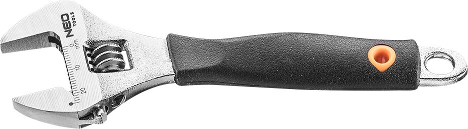 Neo Klucz nastawny typu szwed 28 x 200mm gumowa rękojeść (03-028)