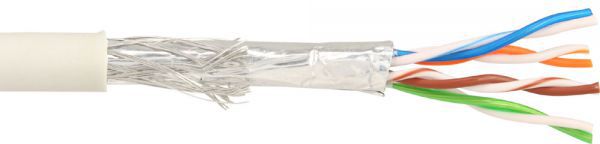 InLine Patchcord sieciowy SF/UTP, Cat.5e, AWG26, CCA, PVC, 500m (72149)